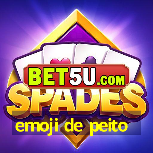 emoji de peito